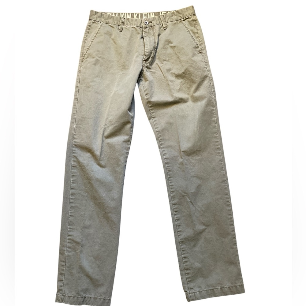 Calvin Klein Khaki Pants Army Green Khaki color 32/32